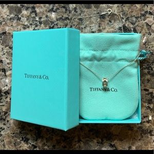 Tiffany & Co. Atlas Open Circle Pendant Necklace with 16 inch chain 🤍